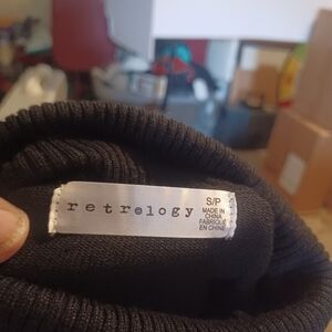 Women's Black Turtleneck Sweater